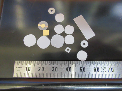 LOT ASSORTED PIEZO QUARTZ PIEZOELECTRIC BLANKS ULTRASONIC SENSOR &1e-ft-78