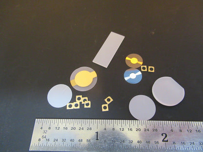 LOT ASSORTED PIEZO QUARTZ PIEZOELECTRIC BLANKS ULTRASONIC SENSOR &FT-1-A-95