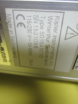 KISTLER 5015 CHARGE METER AMPLIFIER for ACCELEROMETER LOAD CELL BIN#WARE