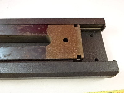 LINEAR POSITIONING SLIDE STAGE TABLE AUTOMATION GAGES AS PICTURED &IL-74-24