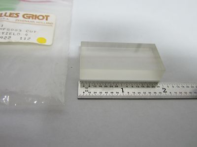 Optical Melles Griot Glass Block Laser Optics