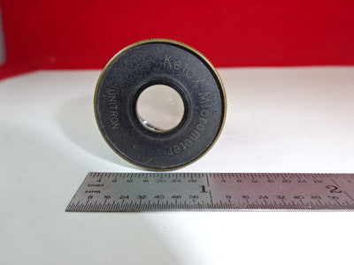UNITRON EYEPIECE + MICROMETER OPTICS METALLOGRAPH MICROSCOPE PART AS IS &2-A-18