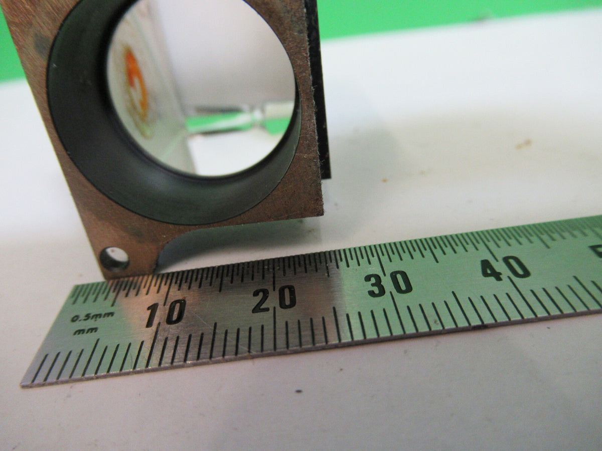 ANTIQUE BAUSCH LOMB PRISM HEAD OPTICS MICROSCOPE PART AS PICTURED S4-B-09