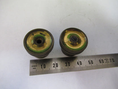 ANTIQUE BAUSCH LOMB SET OF KNOBS MICROADJUST MICROSCOPE PART AS PICTURED F3-B-68