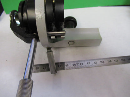 ZEISS GERMANY POL CONDENSER + POLARIZER HOLDER MICROSCOPE PART AS PICTURED X9B64