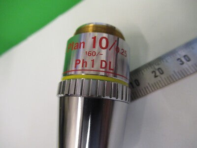 NIKON OBJECTIVE PH1 10X /160 MICROSCOPE PART OPTICS AS PICTURED &15-A-23