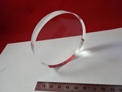 Optical Flat Fused silica 3" Dia Uncoated 1/10 Wave Laser Optics