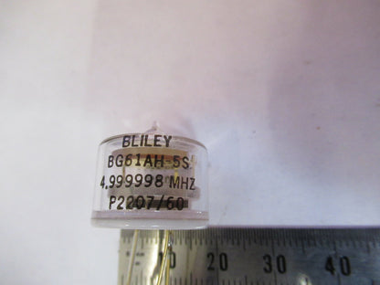 BLILEY ELECTRIC 5 MHz RESONATOR GLASS PKG FREQUENCY CONTROL AS PICTURED &1-DT-99