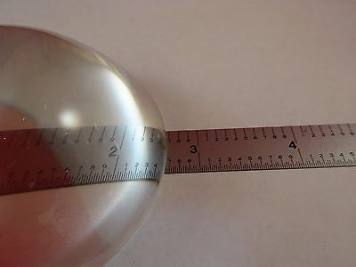 OPTICAL LARGE BULGING CONVEX LENS LASER OPTICS AS IS BIN#Q7-C-07