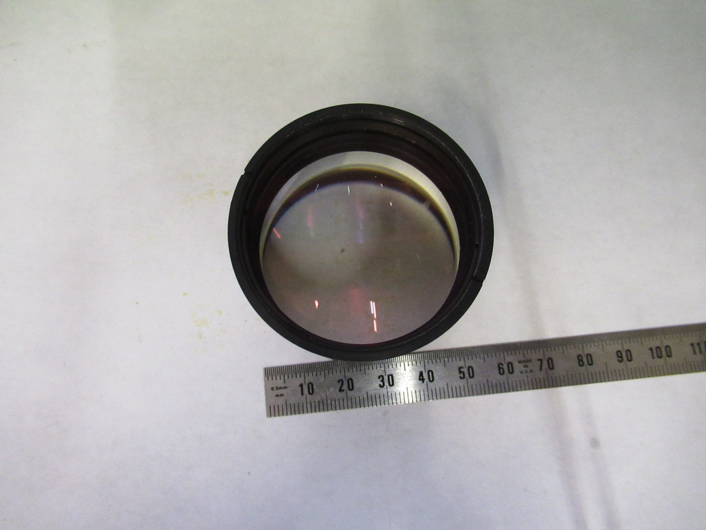 AUS JENA GERMANY MOUNTED LENS POLARIZER MICROSCOPE PART AS PICTURED V8-B-19
