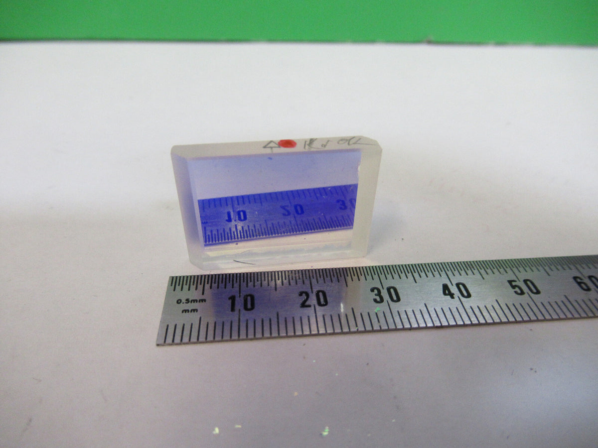 FOR PARTS OPTICAL  FLAT DICHROIC MIRROR OPTICS AS IS #Z5-A-52