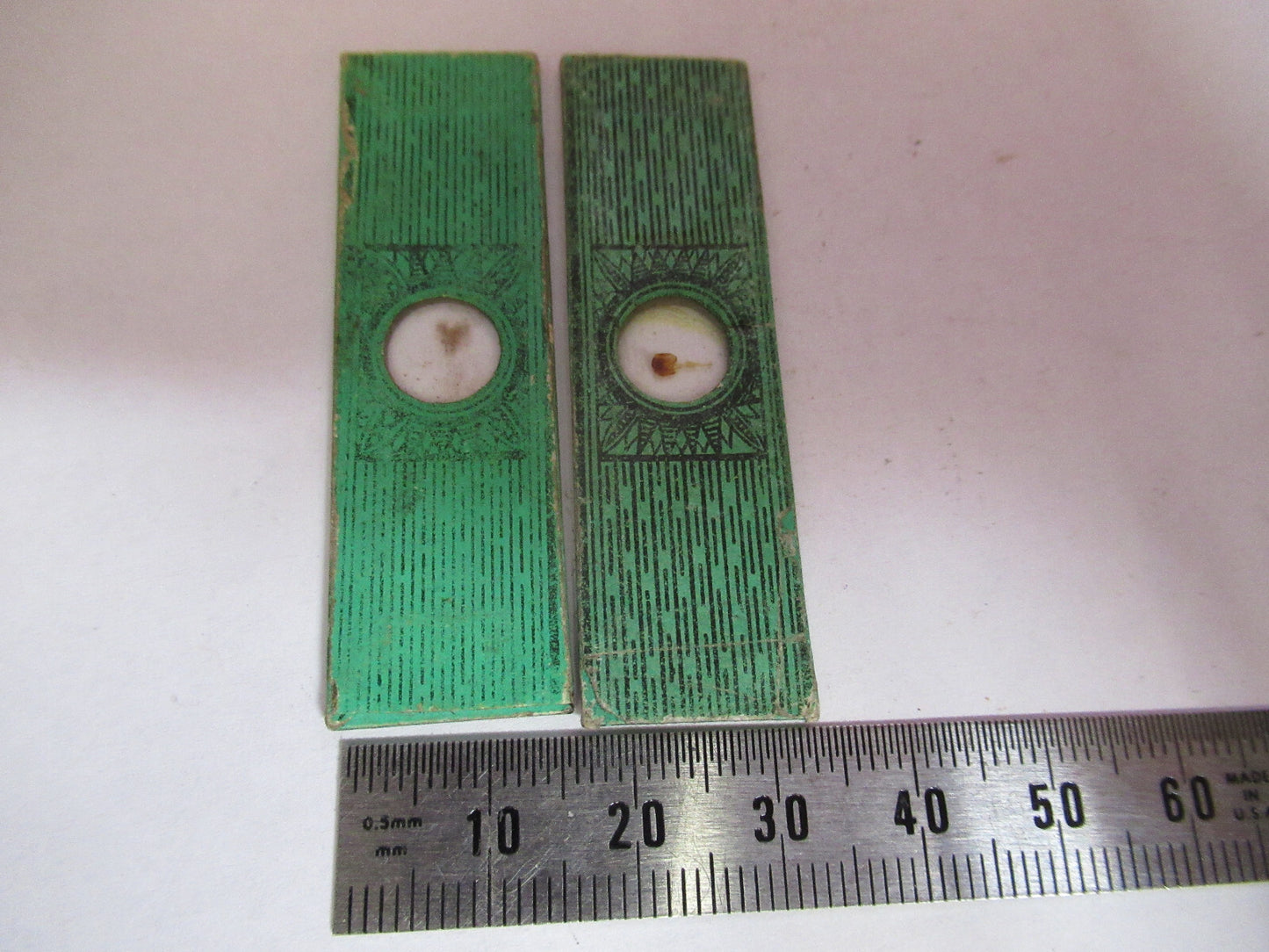 Antique Victorian Prepared Slide Lot London Microscope Part