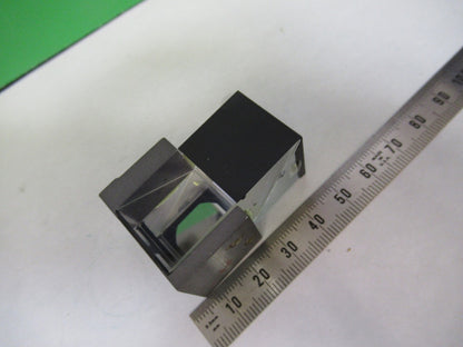 OLYMPUS JAPAN BEAM SPLITTER PRISM GLASS MICROSCOPE PART AS PICTURED W3-C-43