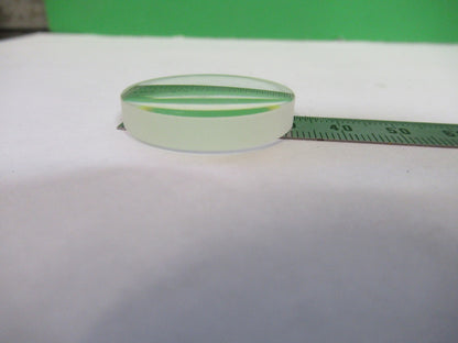OPTICAL GLASS LENS PL-CX SINGER CONVEX OPTICS AS PICTURED U8-A-34