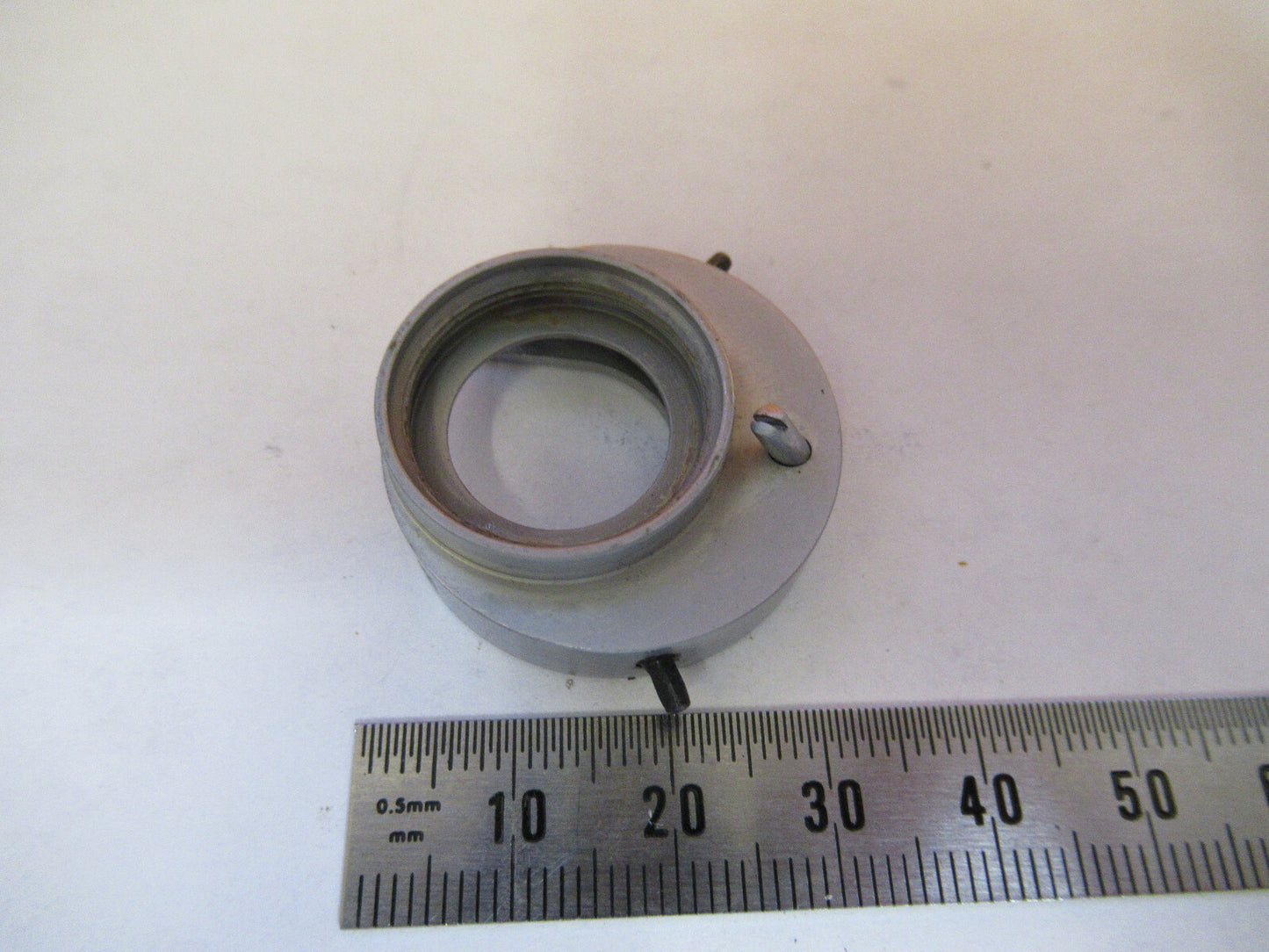 COLLAR OBJECTIVE BAUSCH LOMB POL MICROSCOPE PART AS PICTURED &F9-A-57