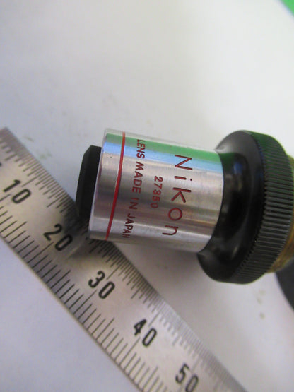 NIKON JAPAN OBJECTIVE DLL 10X PHASE MICROSCOPE PART AS PICTURED &G2-A-99
