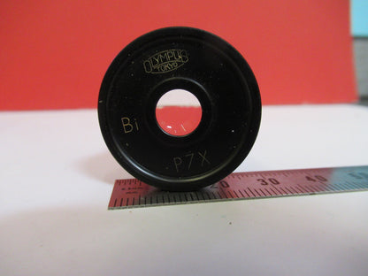 OLYMPUS JAPAN EYEPIECE OCULAR P7X Bi LENS  MICROSCOPE PART As Pictured S8-B-61