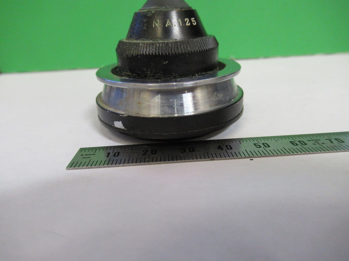 AO SPENCER ANTIQUE CONDENSER IRIS ASSEMBLY MICROSCOPE PART AS PICTURED T3-B-52