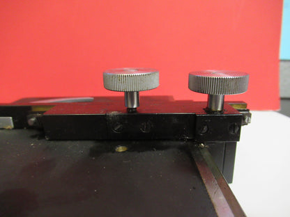 BAUSCH LOMB STAGE XY TABLE WORKS OK  MICROSCOPE PART AS PICTURED  S3-B-88