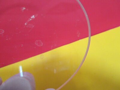 Optical BK7 Glass [coating stained] 4.25" Dia