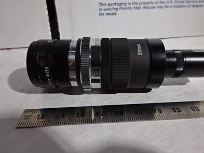 OPTICAL CAMERA + LENS EXTENDER ASSEMBLY LASER VIEWER OPTICS AS IS &96-21