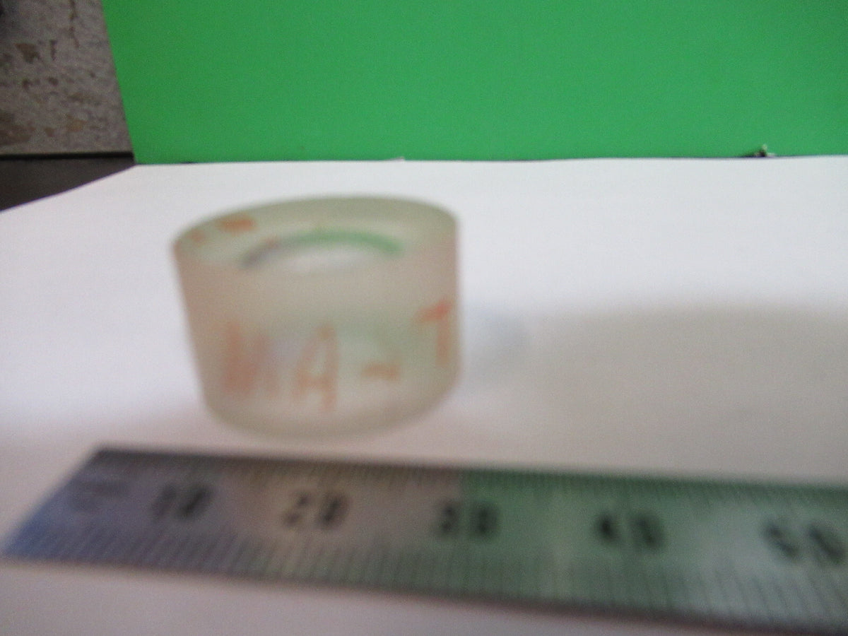 OPTICAL  WEIRD LENS PLANO CONCAVE TOOL GLASS OPTICS AS PICTURED 80-B-30
