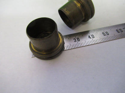 ANTIQUE BAUSCH LOMB SET OF KNOBS MICROADJUST MICROSCOPE PART AS PICTURED F3-B-68