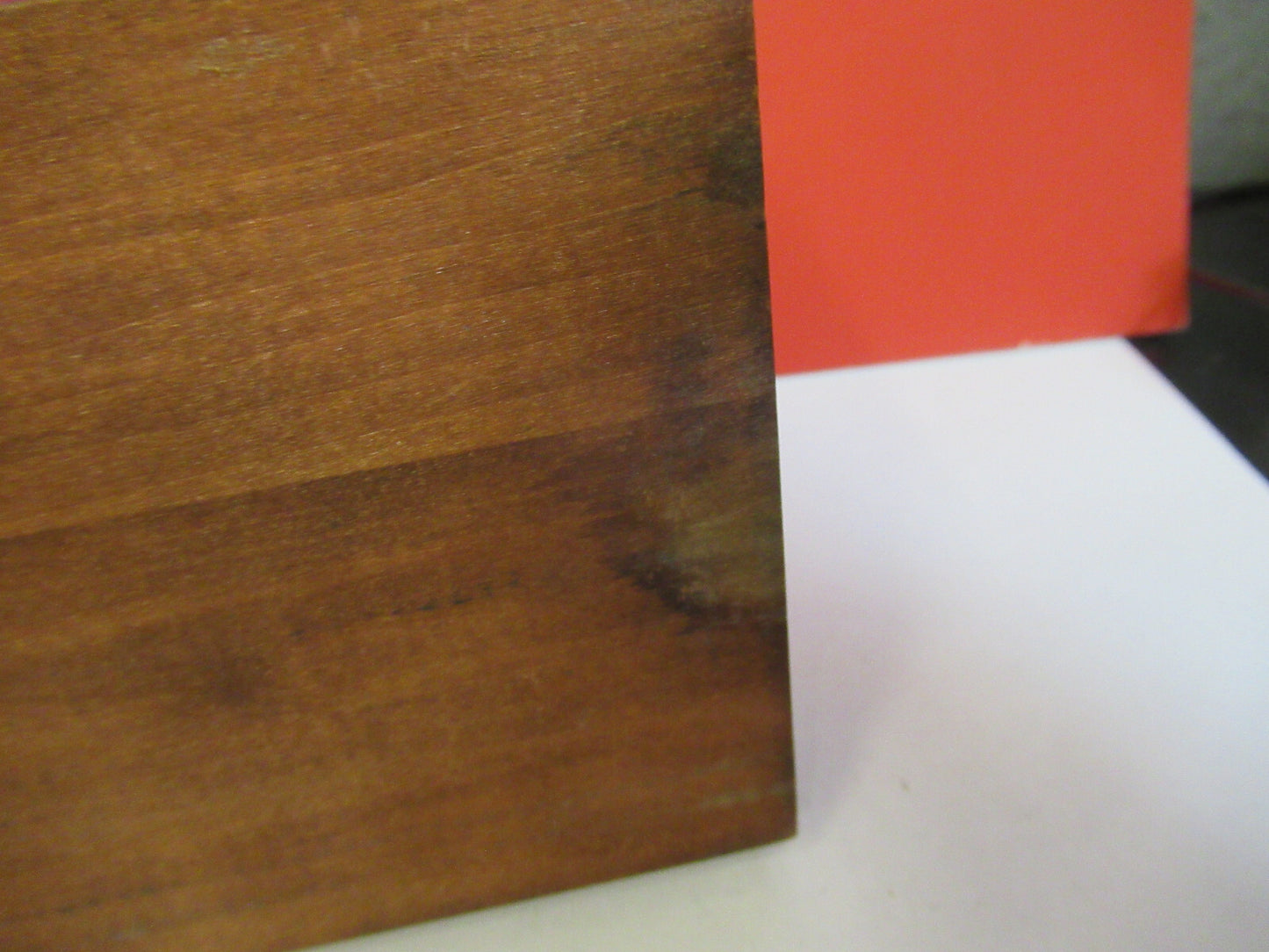 Antique wood box Spencer Lens Co. American Optical Co. for glass slides Microscope Part