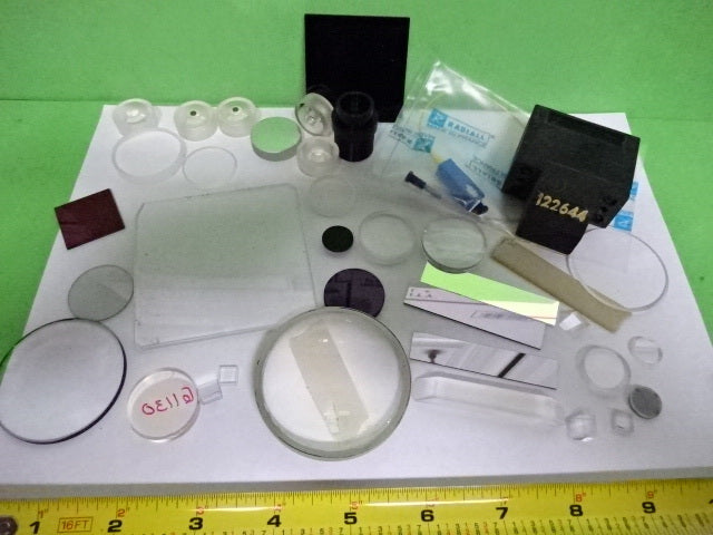 Lot Optical Lenses Prism Mirror Mil Spec Laser Optics
