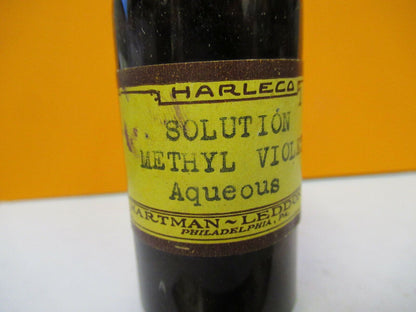 ANTIQUE FLASK HARTMAN METHYL CONTAINER MICROSCOPE PART AS PICTURED &F9-A-12