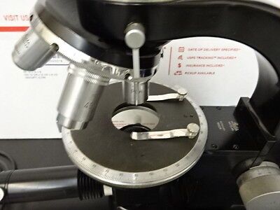 MICROSCOPE POLARIZING POL LEITZ WETZLAR GERMANY BERTRAND OPTICS AS IS B#top