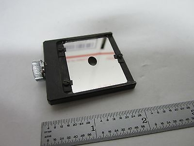 MICROSCOPE PART OLYMPUS JAPAN METALLIC MIRROR OPTICS AS IS BIN#N9-12