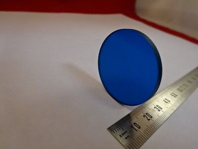 WILD SWISS M20 GLASS BLUE FILTER LENS MICROSCOPE PART OPTICS AS IS &W3-A-13