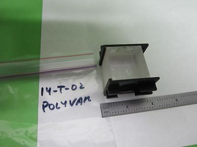 MICROSCOPE PART REICHERT POLYVAR [chipped] CUBE PRISM ?? OPTICS  BIN#14-T-02
