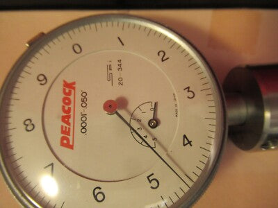 PEACOCK DIAL INDICATOR 20-344 MICROMETER METROLOGY TOOL AS PICTURED #12-A-50