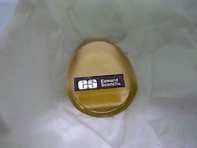 OPTICAL GOLD PLATED ELLIPTICAL MIRROR EDMUNDS SCI LASER OPTICS AS IS BIN#Y2-53