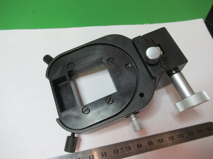LEITZ WETZLAR GERMANY CONDENSER HOLDER LABORLUX MICROSCOPE PART AS PIC S2-B-102