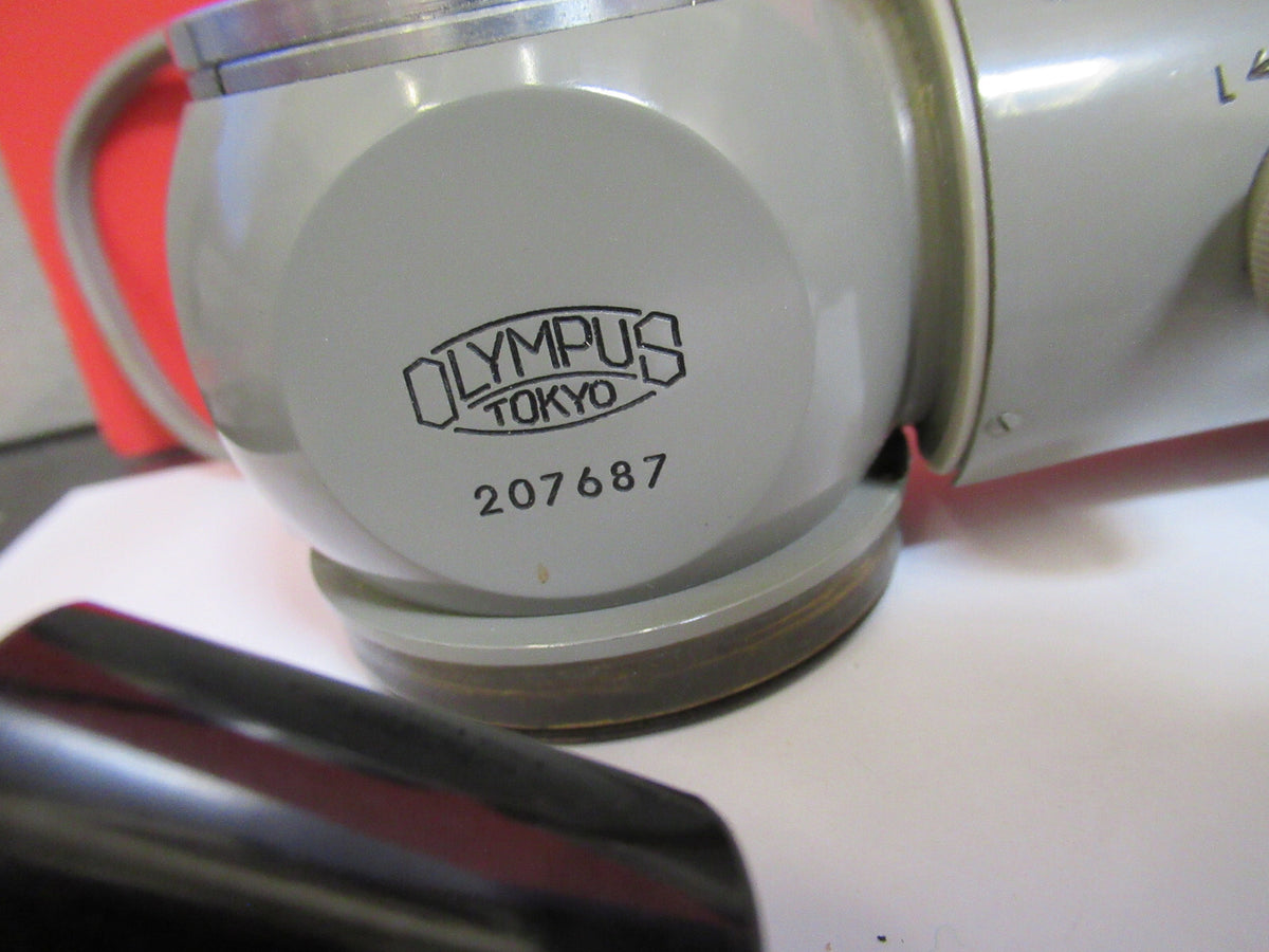 OLYMPUS JAPAN VERTICAL ILLUMINATOR RARE MICROSCOPE PART AS PICTURED S3-B-55