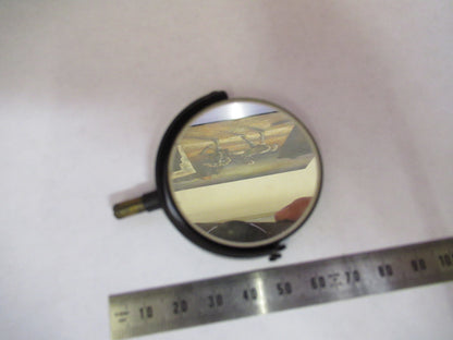 ANTIQUE BAUSCH LOMB MIRROR ASSEMBLY OPTICS MICROSCOPE PART AS PICTURED Y1-A-48