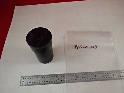 EMPTY ANTIQUE MICROSCOPE OBJECTIVE CONTAINER R. FUESS BERLIN 5 AS IS #Q5-A-03