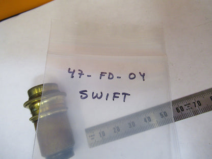 ANTIQUE SWIFT LONDON LENS BRASS OBJECTIVE MICROSCOPE AS PICTURED 47-FD-04