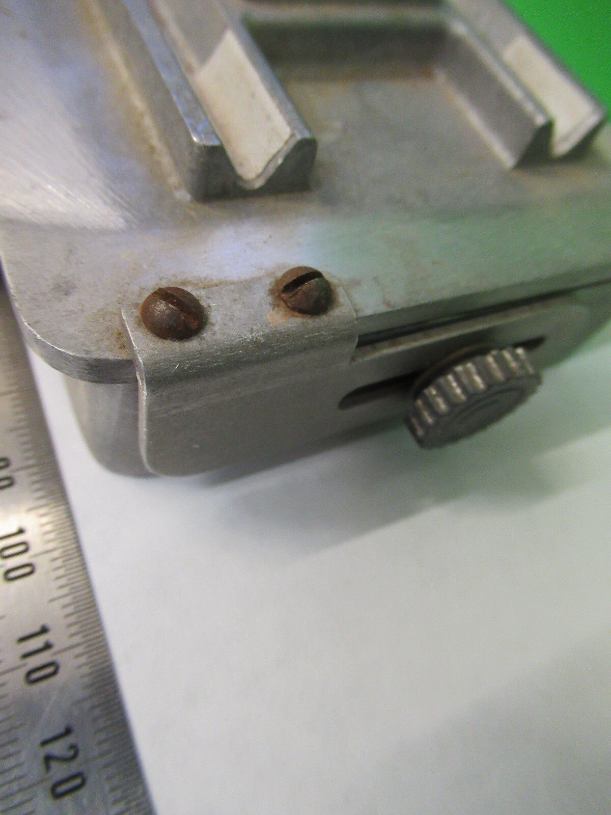 POSITIONING FIXTURE MICROMETER ALUMINUM DOVETAIL AS PICTURED S7-A-80