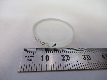 OPTICAL FLAT FUSED SILICA LASER OPTICS UNCOATED AS PICTURED &F3-B-81