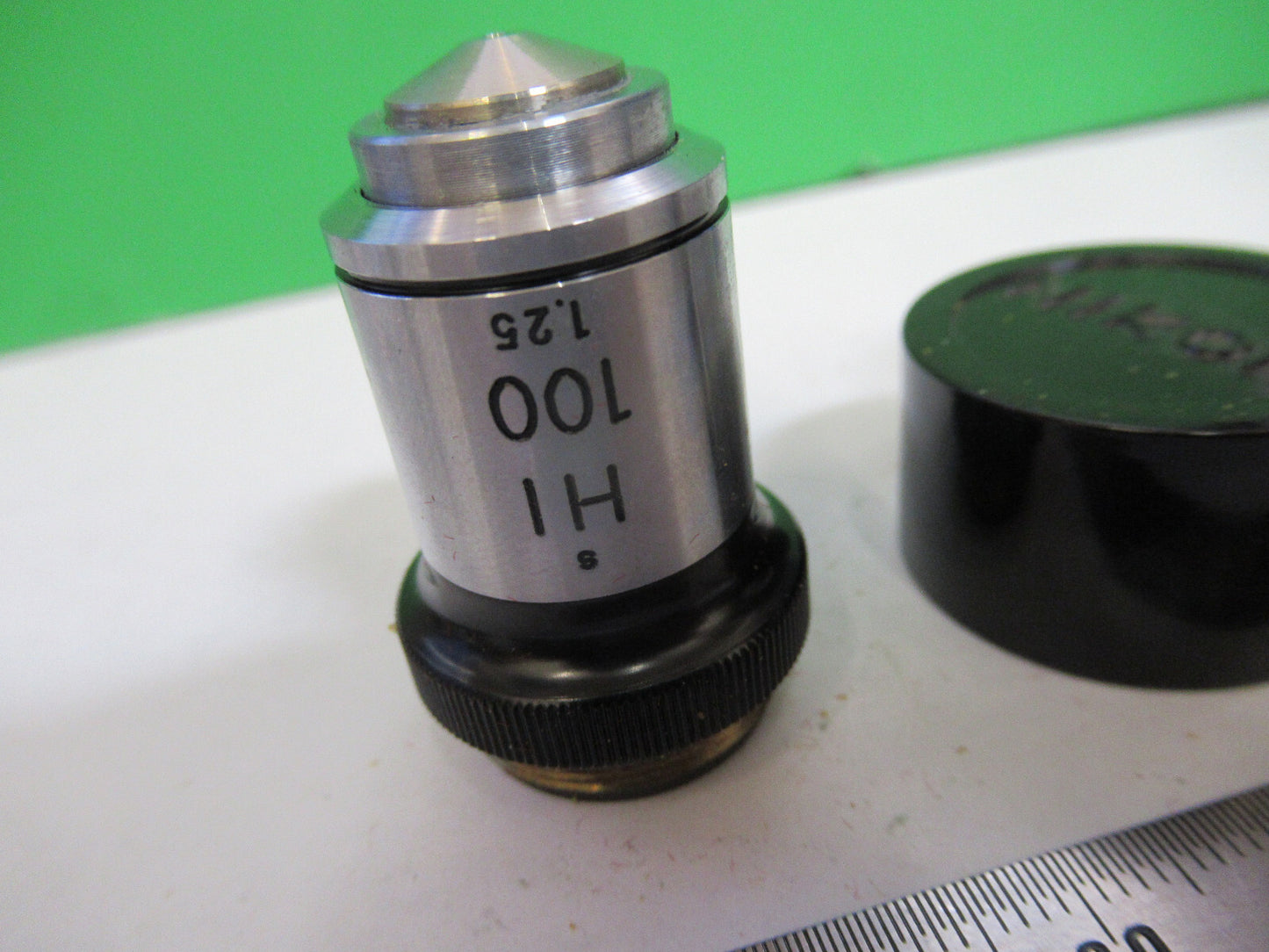 Nikon Japan Objective 100X Hi Lens Optics Microscope Part