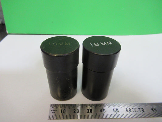 Antique Empty Pair Spencer Lens Co. Brass Canister Microscope Part