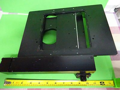 MICROSCOPE PART POLYVAR REICHERT LEICA STAGE GERMANY KINETEK NICE AS IS BIN#60