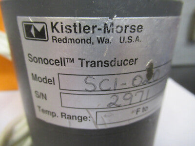 KISTLER MORSE SONOCELL ULTRASONIC SILO SENSOR SCI-020 kHz AS PICTURED #W3-B-47