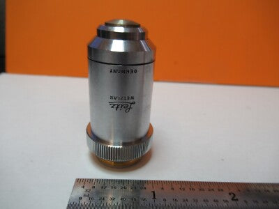 LEITZ GERMANY MICROSCOPE PART OBJECTIVE 100X /170 OPTICS AS PICTURED &FT-6-X12