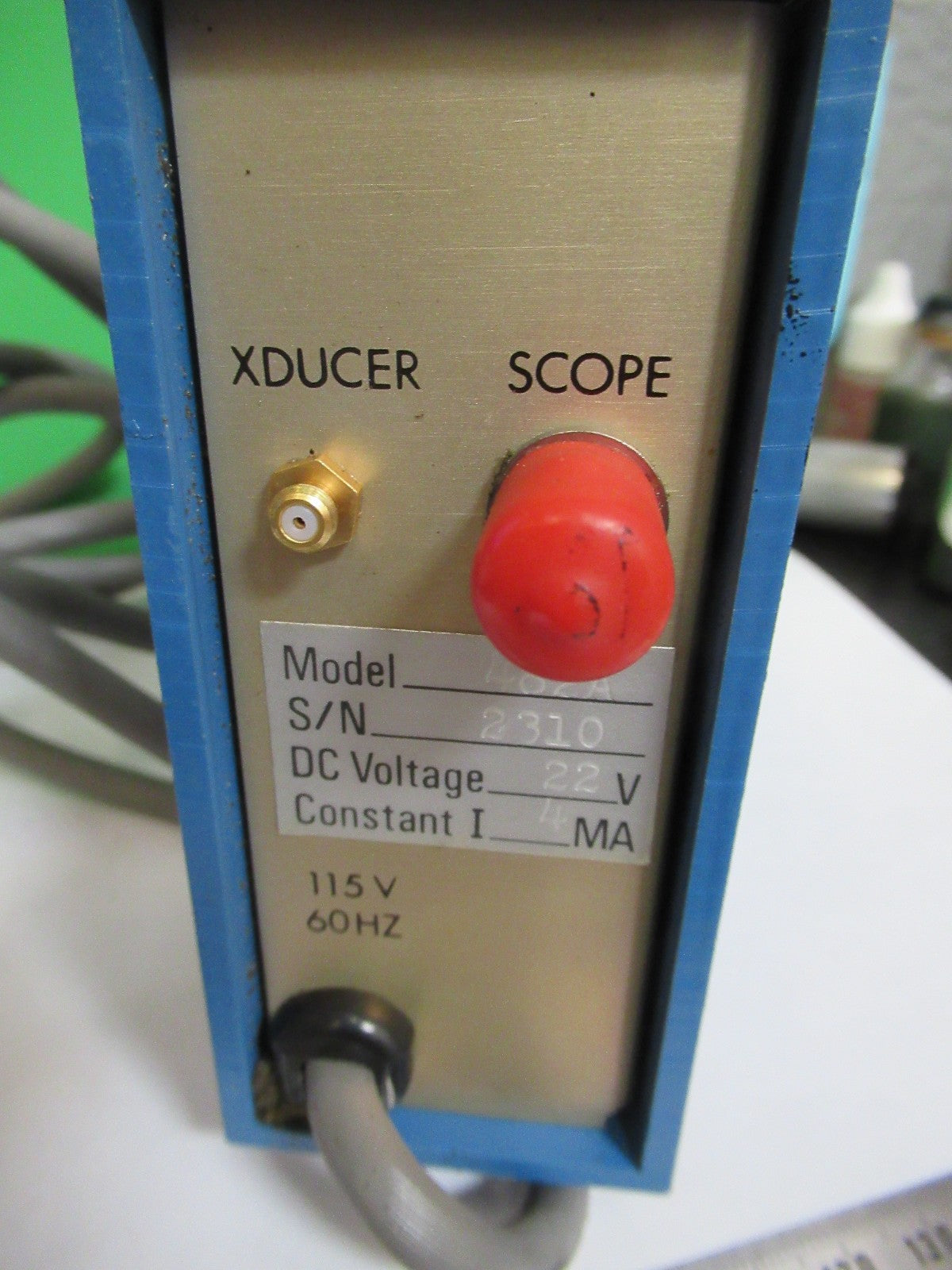 PCB PIEZOTRONICS 482A ICP POWER ACCELEROMETER SENSOR CONDITIONER  T6-A-60