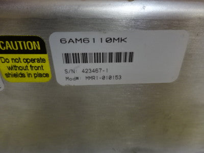 DAKOTA INSTRUMENTS FLOW METER MMR1-010153 CONTROL SYSTEMS AS IS #89-01